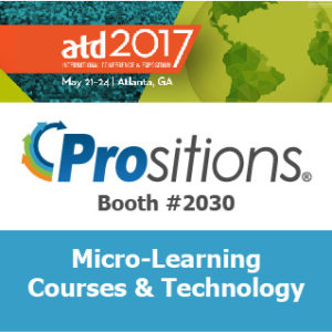 ATD 2017 - Prositions booth #2030